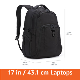 Amazon Basics breathable air mesh back panel reducing sweat and improving comfort