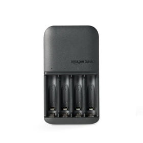 Amazon Basics battery charger and battery bundle, practical upgrade for cordless gadgets.