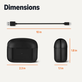 Amazon Basics earbuds offer up to 8 hours per charge plus case for 28 hours