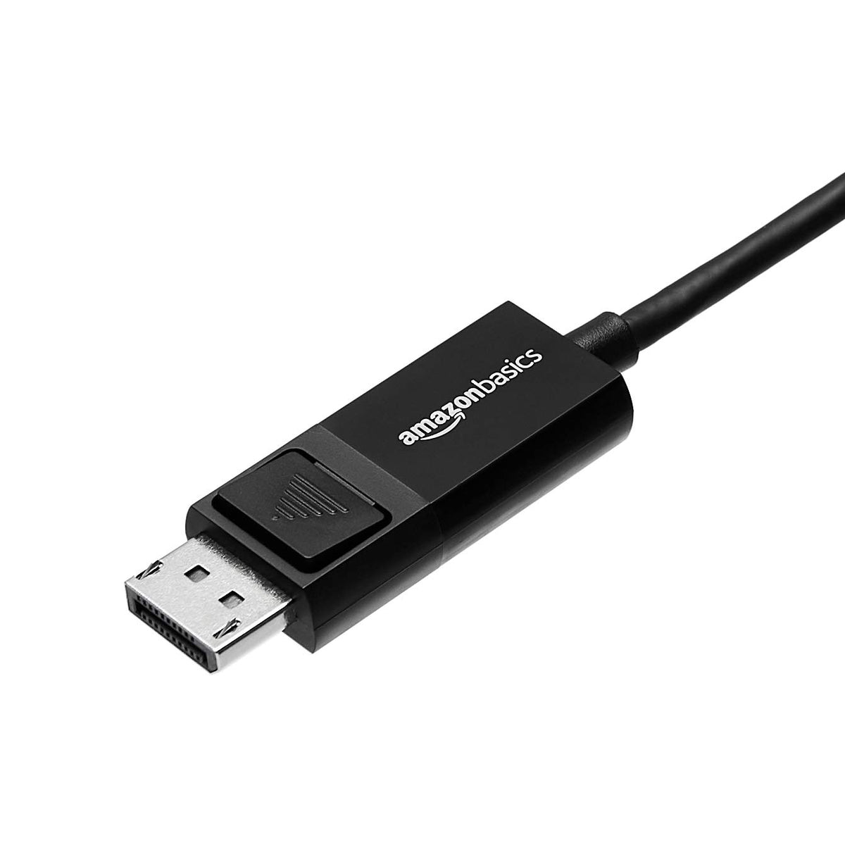 Bi-directional USB-C to DisplayPort cable ready for plug-and-play setup.