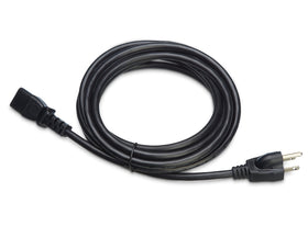 Amazon Basics black power cord, UL-listed and built for durability in daily setups.