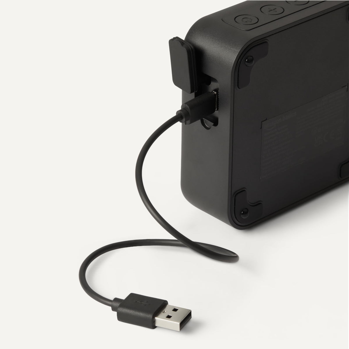 Amazon Basics Bluetooth speaker with USB-C charging and long battery life