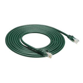 Amazon Basics Cat6 Ethernet cable close-up of gold-plated connectors for clearer signal.