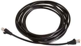Amazon Basics cables arranged on patch panel for tidy multi-port network installations