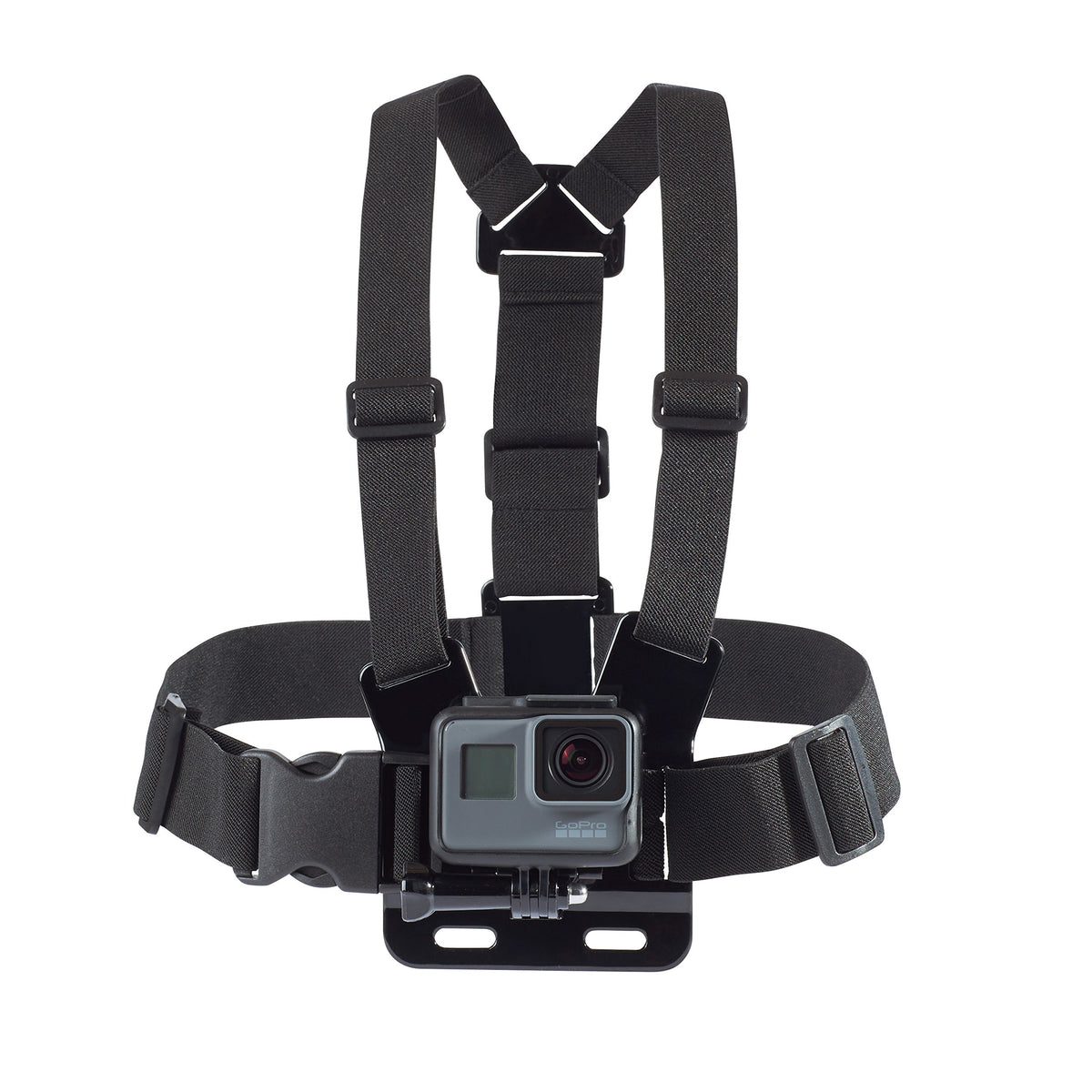 Amazon Basics GoPro chest mount compatible with HERO cameras for chest-level vistas.