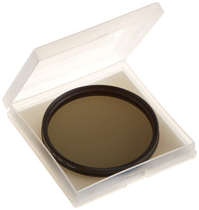 Amazon Basics circular polarizer mounted on outdoor camera during daylight shoot