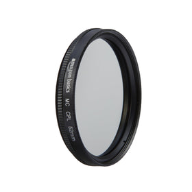 Amazon Basics circular polarizer filter 52mm reduces glare and enhances outdoor color