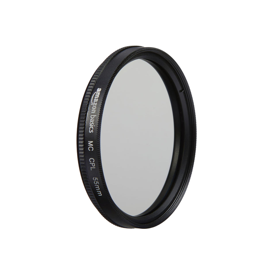 Amazon Basics circular polarizer filter with rotatable frame improves outdoor shots by reducing glare.