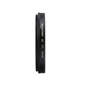 Amazon Basics circular polarizer filter reflection mitigation improves color depth.