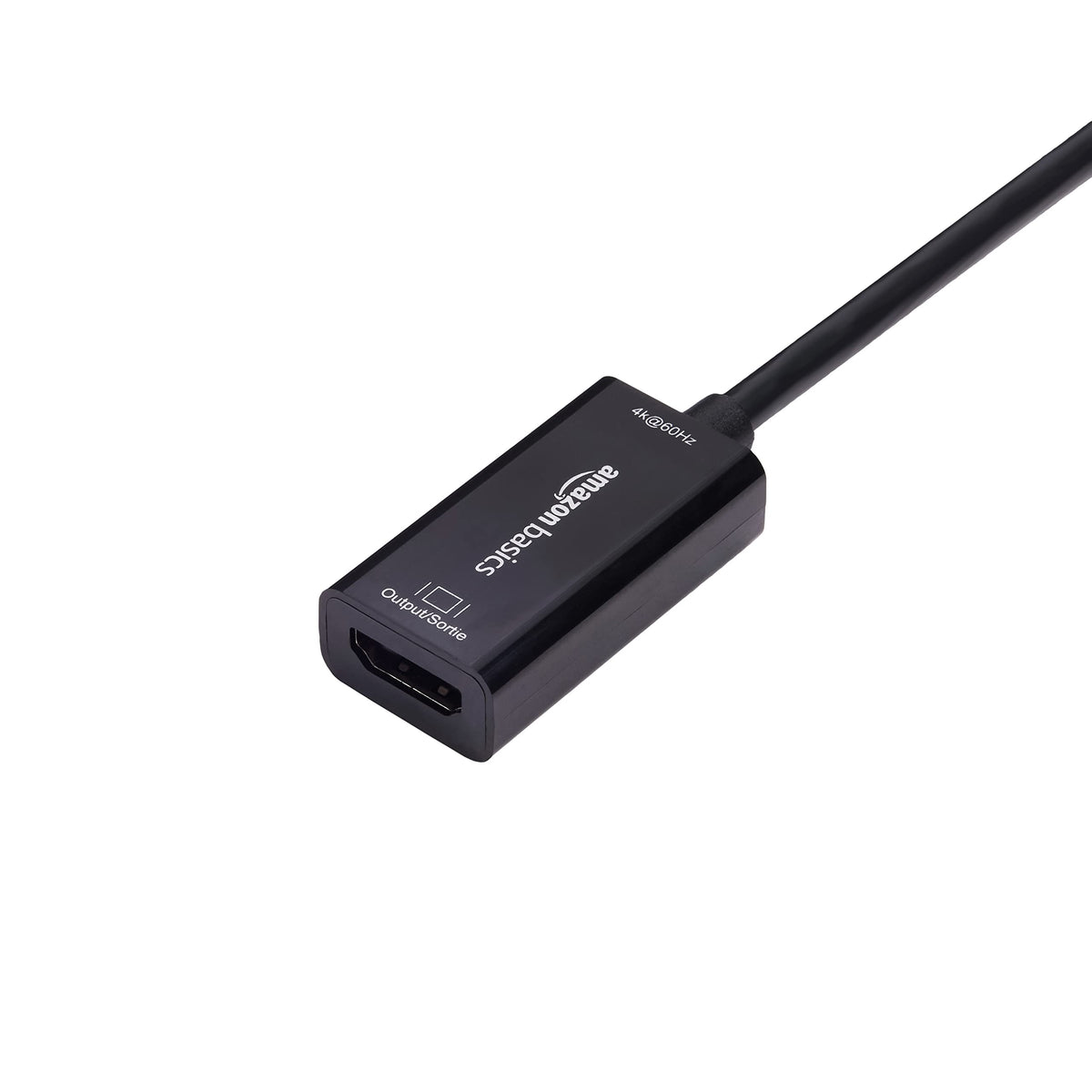 Amazon Basics DP to HDMI adapter plug and play for quick classroom or home use