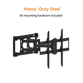 Amazon Basics dual-arm extended to 16 inches for flexible viewing positions
