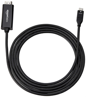 Amazon Basics durable shielded cable resists interference for steady video and audio