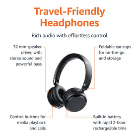 Amazon Basics ear cup close-up showing soft cushion comfort
