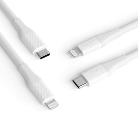 Amazon Basics fast-charge Lightning cable 10ft supports quick charging with PD chargers.
