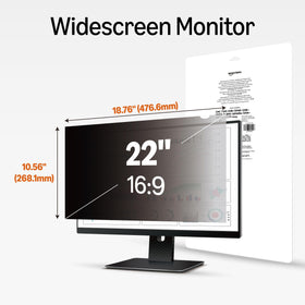 Amazon Basics in coffee shop setting protecting screen content in public