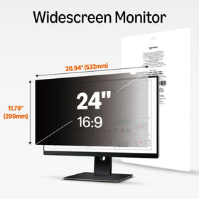 Amazon Basics reversible glossy and matte sides showing glare control benefit