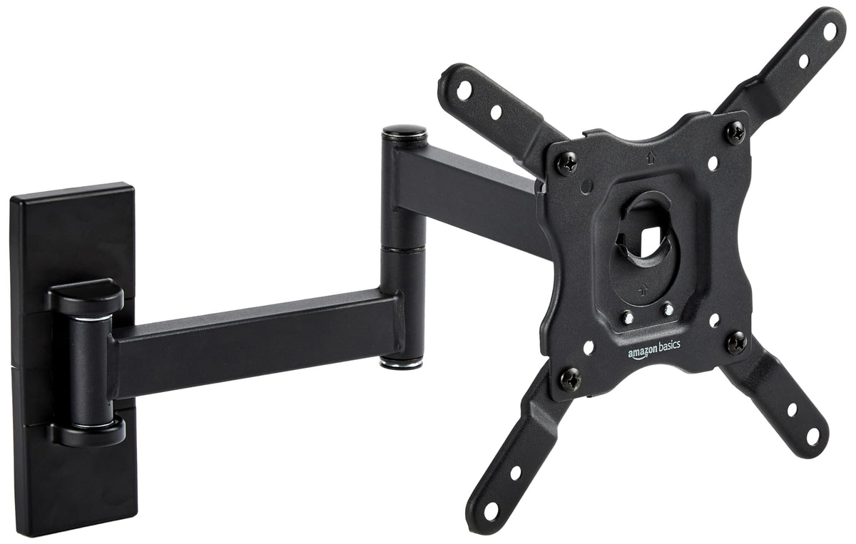 Amazon Basics full motion wall mount with tilt and swivel for flexible viewing