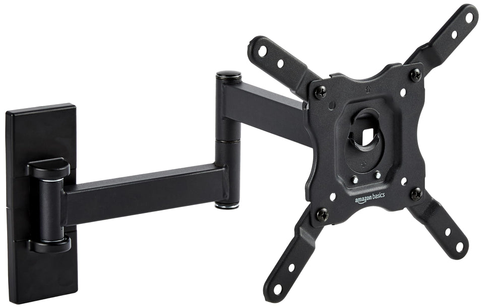 Amazon Basics full motion wall mount with tilt and swivel for flexible viewing