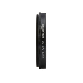 Amazon Basics multi-coating glare reduction filter 52mm minimizes reflections