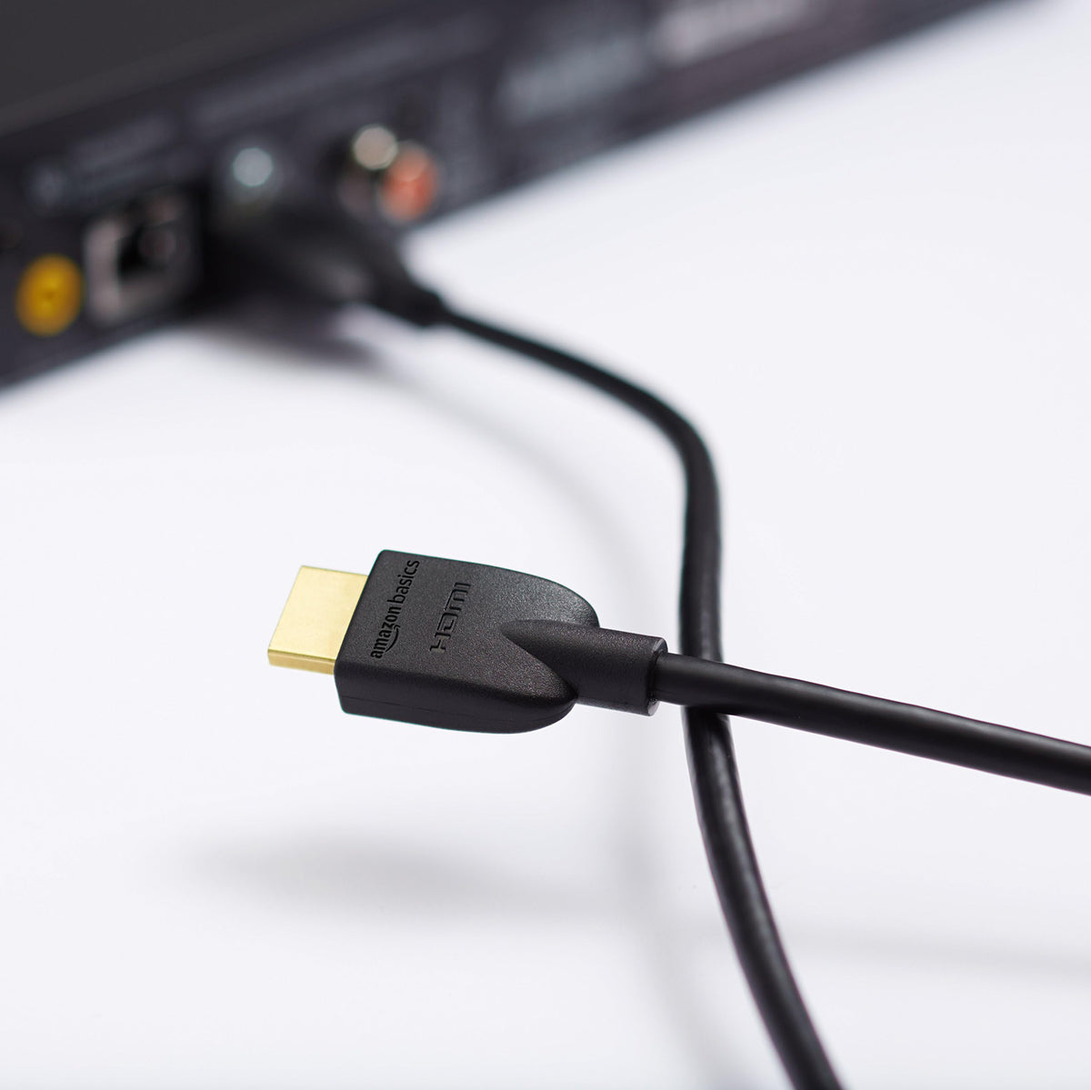 Amazon Basics HDMI 2.0 cable 25ft in black ideal for Blu-ray and gaming