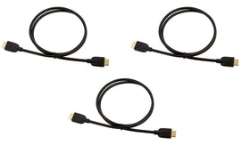 Amazon Basics 3-pack HDMI cable in box, ready for multiple rooms.