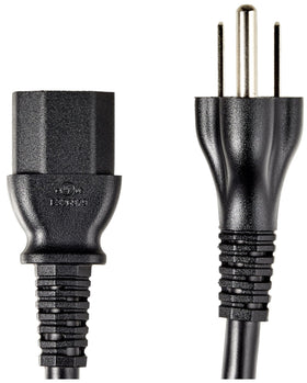 Amazon Basics six-foot cord beside ruler showing accurate length advantage