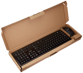 Amazon Basics media function keys for quick access to playback and volume control.