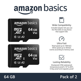 Amazon Basics full-size SD adapter close-up showing easy insertion and compatibility benefit