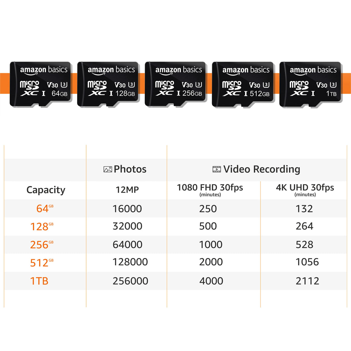 Amazon Basics microSDXC shown beside a coin to highlight compact size and easy transport advantage