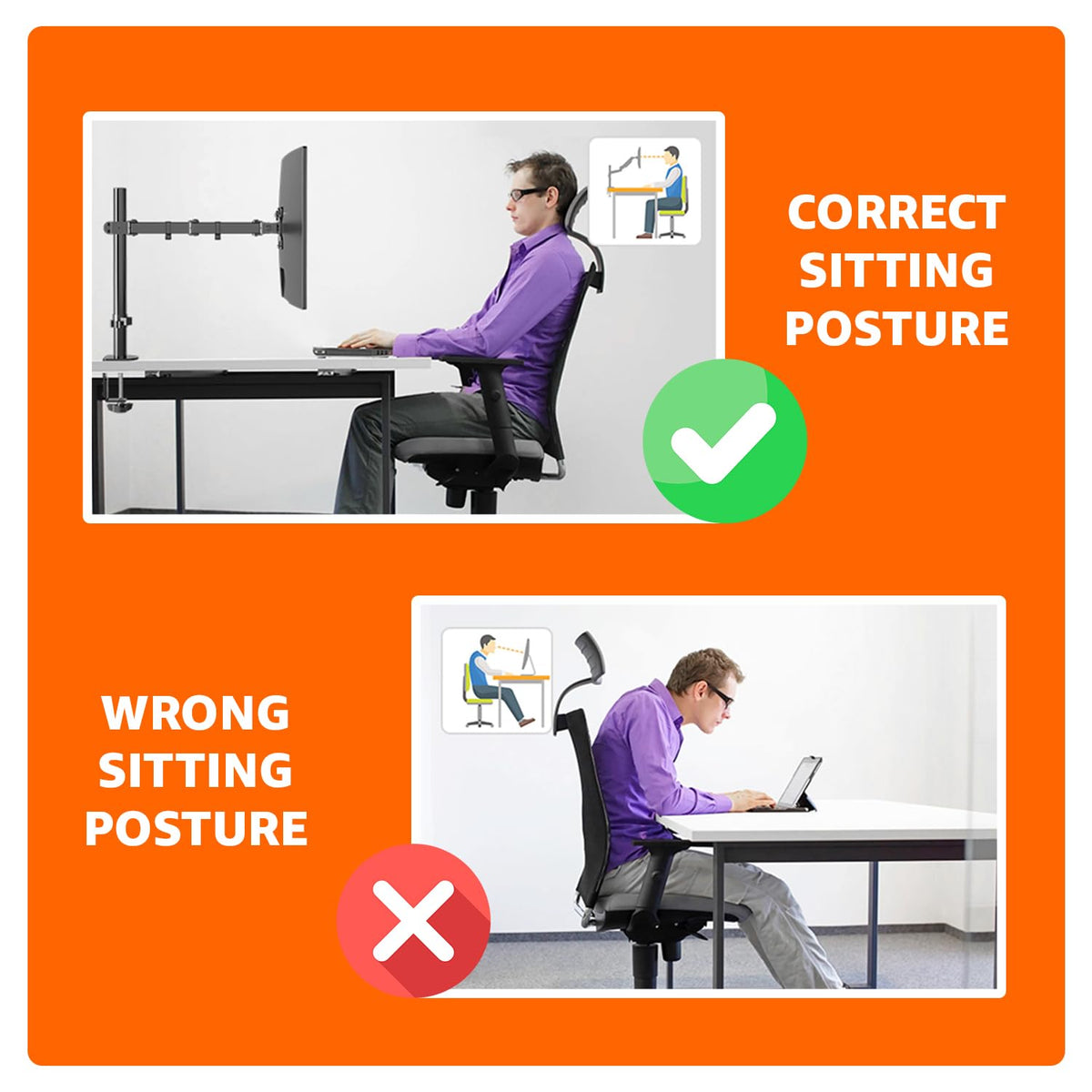Amazon Basics clamp mounted on desk showing secure fit and space-saving benefit