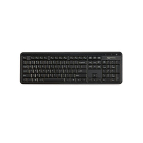 Amazon Basics contoured mouse top view highlighting textured grips for comfortable control