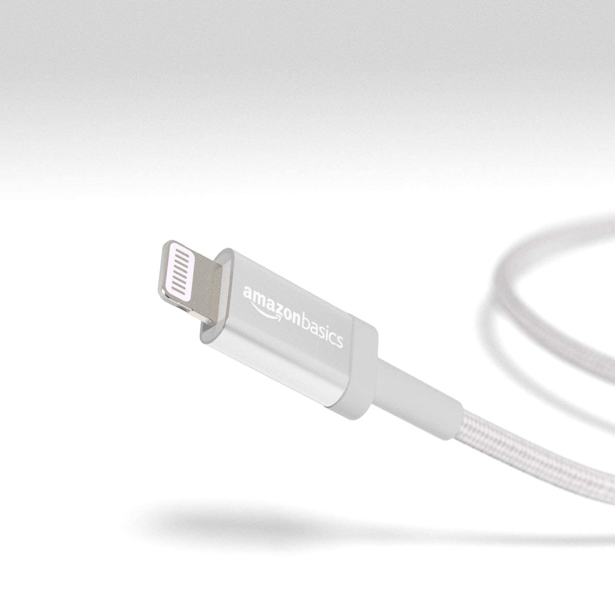 Amazon Basics nylon braided USB-C to Lightning cable, durable daily charging