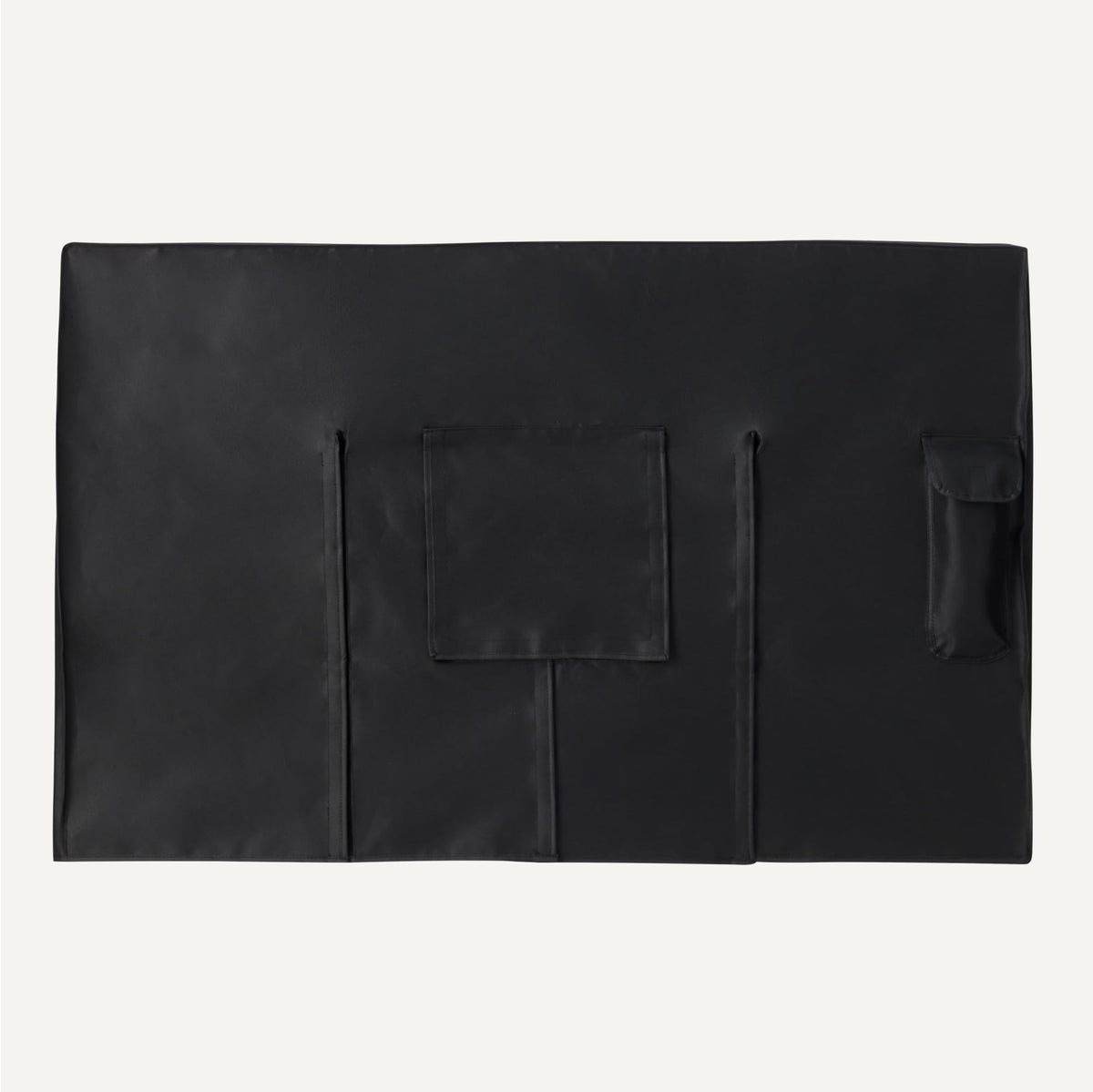 Amazon Basics black cover blends with exterior decor