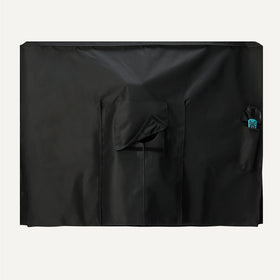 Amazon Basics outer TV cover displaying dimensions 57 by 37 inches for proper fit