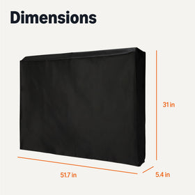 Amazon Basics durable polyester with PVC coating supports long outdoor use