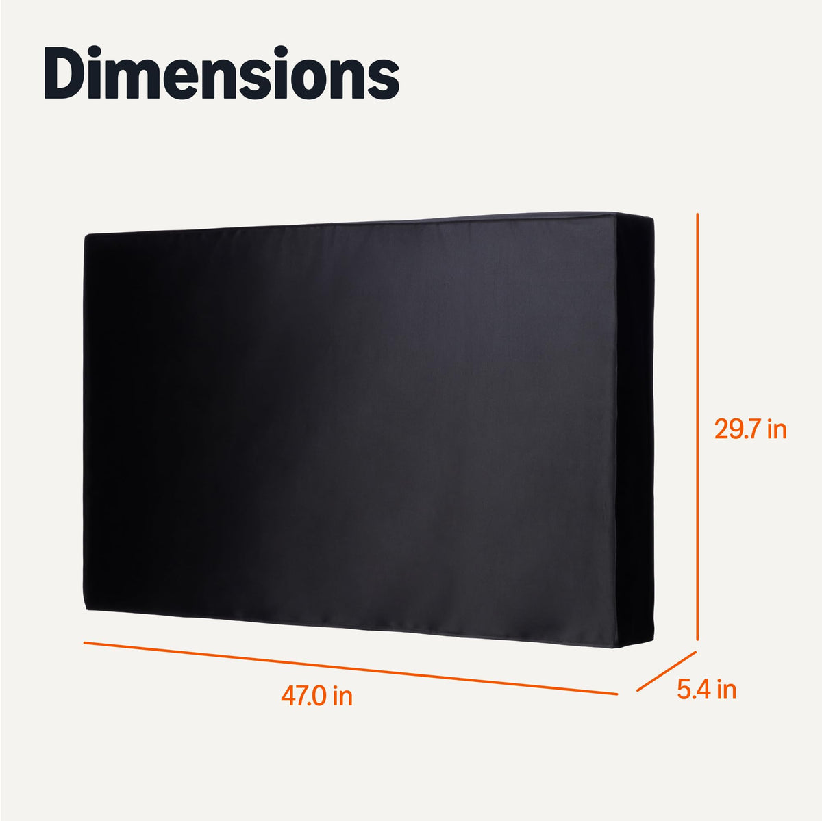 Amazon Basics cover offers quick on/off protection for outdoor TVs
