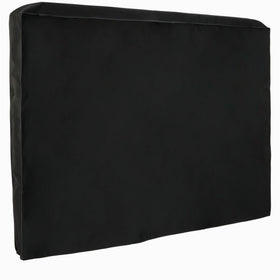 Amazon Basics outdoor TV cover close-up showing waterproof coating for rain protection