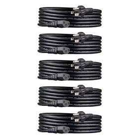Amazon Basics PC power cord 10-foot for flexible setup and reliable connections.