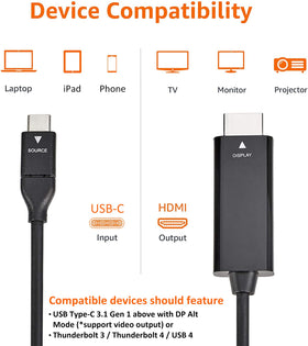 Amazon Basics plug and play setup requires no extra software or drivers