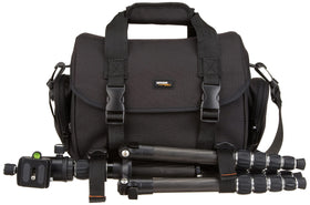 Amazon Basics padded shoulder strap detail improving comfort on long carries