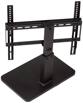 Amazon Basics side view with TV turned showing 120-degree swivel for flexible angles