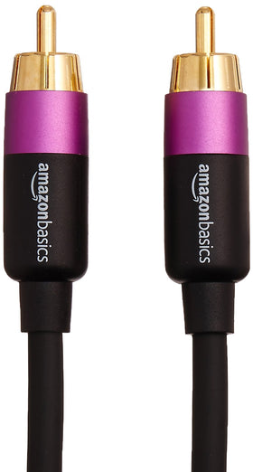 Amazon Basics S/PDIF-capable cable enables clean digital audio connections.