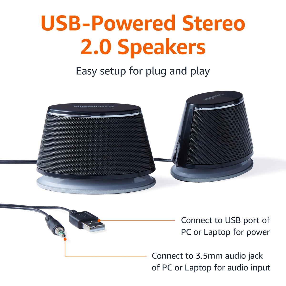 Amazon Basics inline volume control close-up for quick audio adjustments
