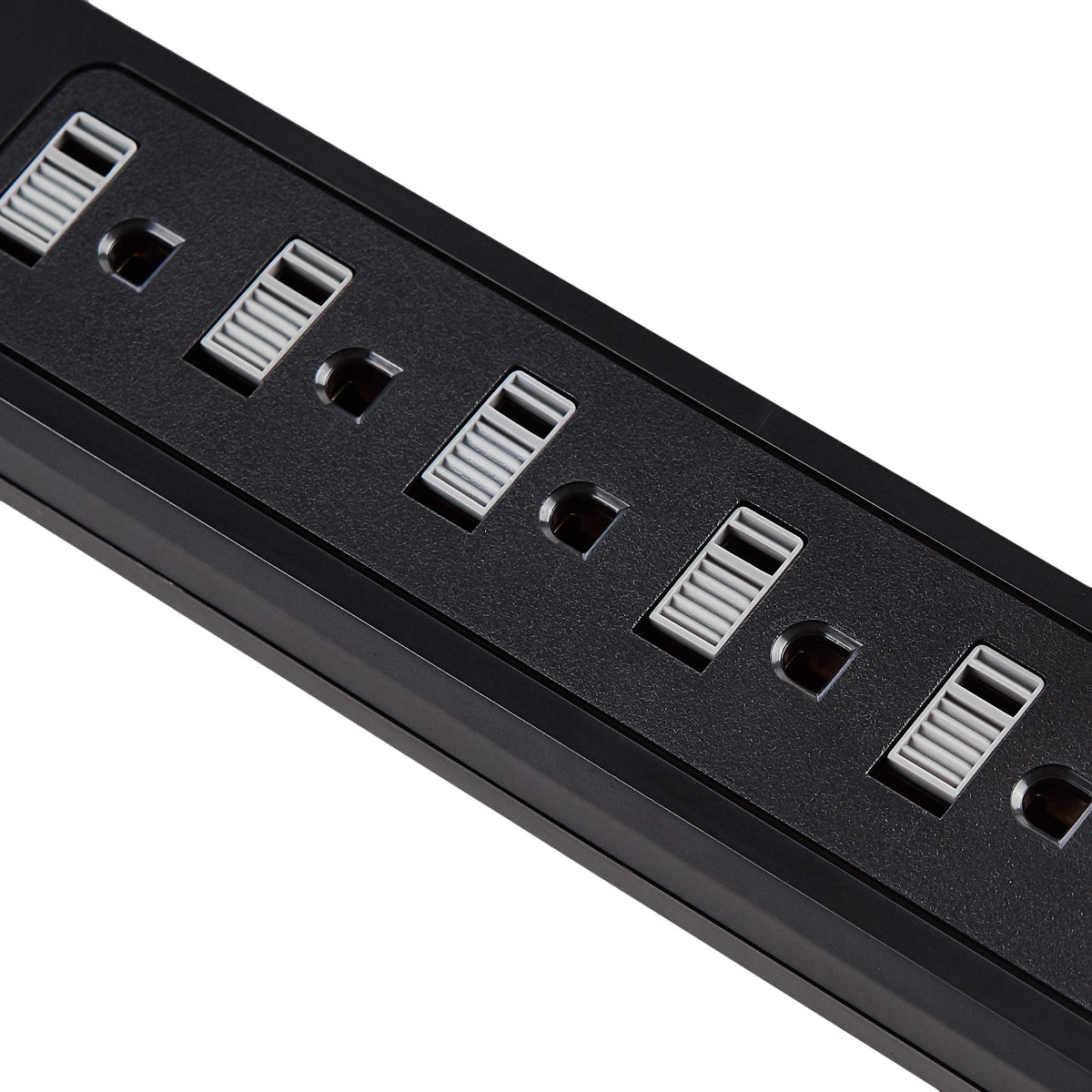 1000 joules of surge protection helps shield electronics from spikes.