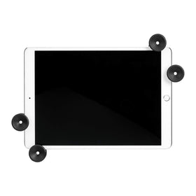 Amazon Basics fits 7-11 inch tablets securely on the stand.