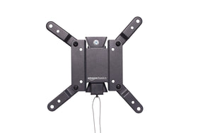 Amazon Basics tilting TV wall mount on wood studs supports 12-40 inch TVs securely