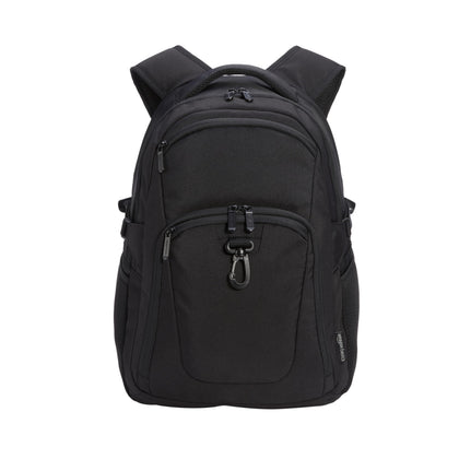 Amazon Basics travel laptop backpack main compartments organize gear on the go