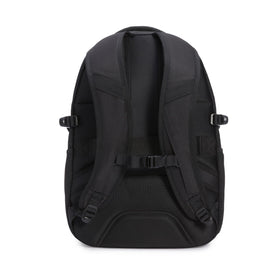 Amazon Basics travel laptop backpack water-repellent fabric resists rain and spills