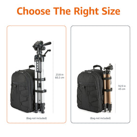 Amazon Basics tripod dual bubble levels for quick and accurate leveling