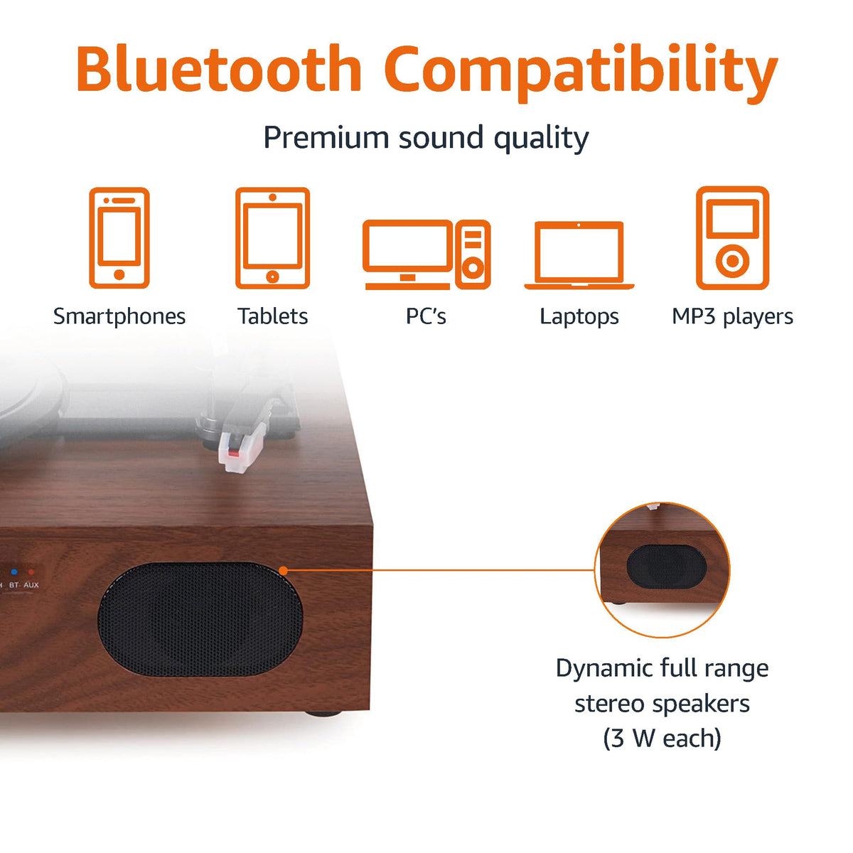 Amazon Basics diamond stylus needle delivers precise tracking and clean playback